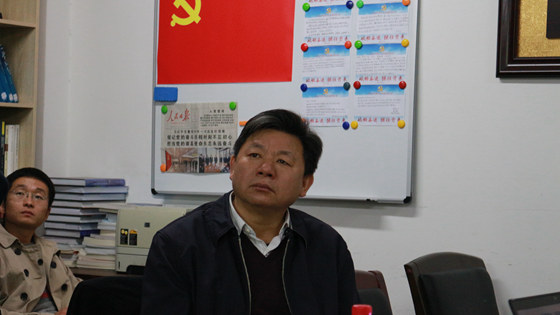 杨仁树校长到91直播
调研交流